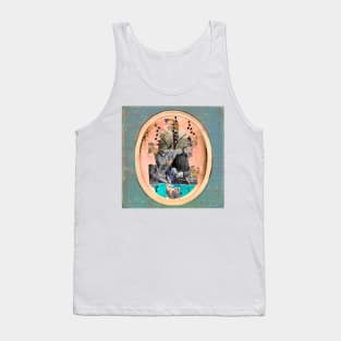 Mother Nature Collage Artwork Tank Top